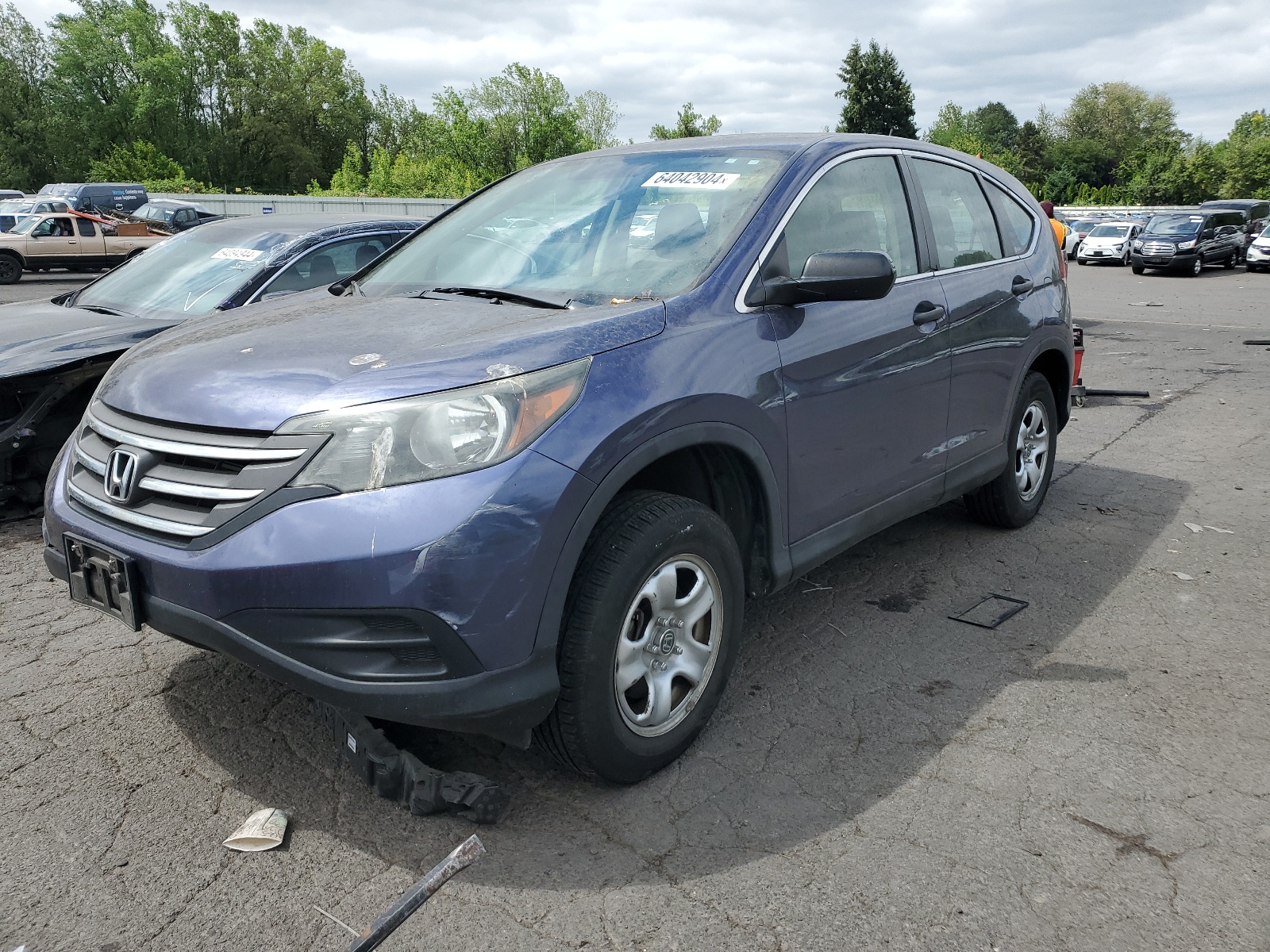 2012 Honda Cr-V Lx vin: 5J6RM4H3XCL041220