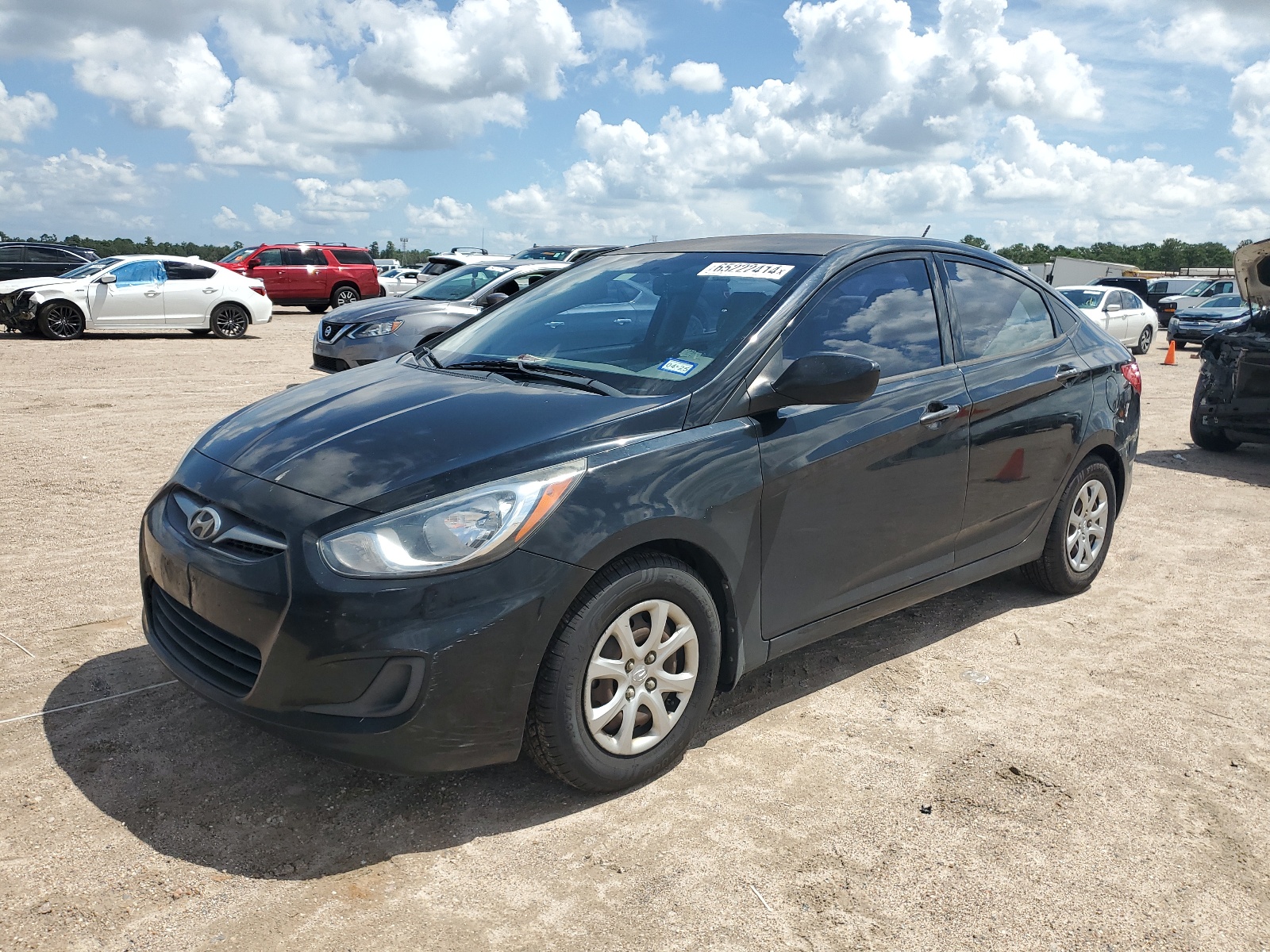 2014 Hyundai Accent Gls vin: KMHCT4AE7EU675927