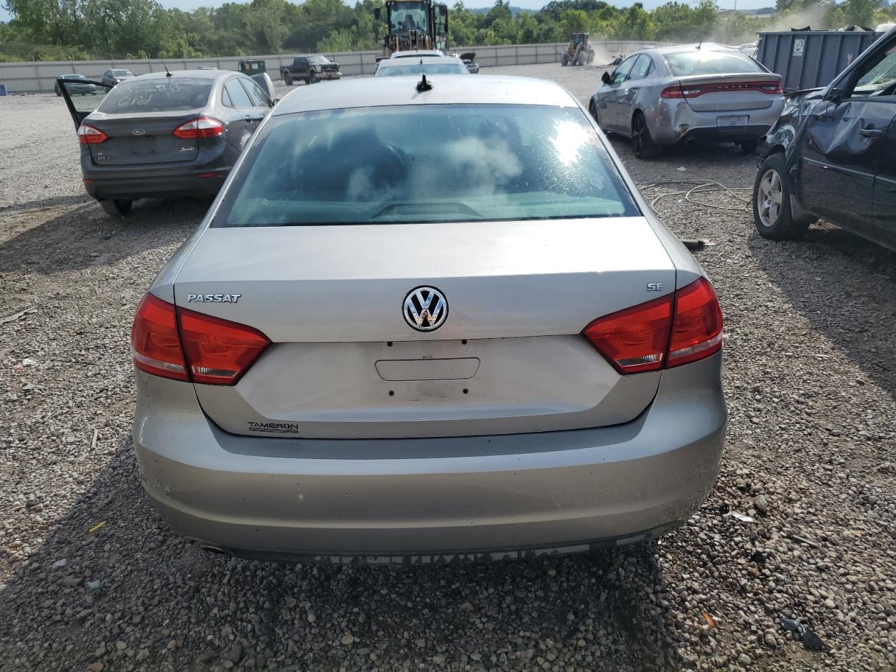 2012 Volkswagen Passat Se VIN: 1VWBH7A39CC096388 Lot: 63174084