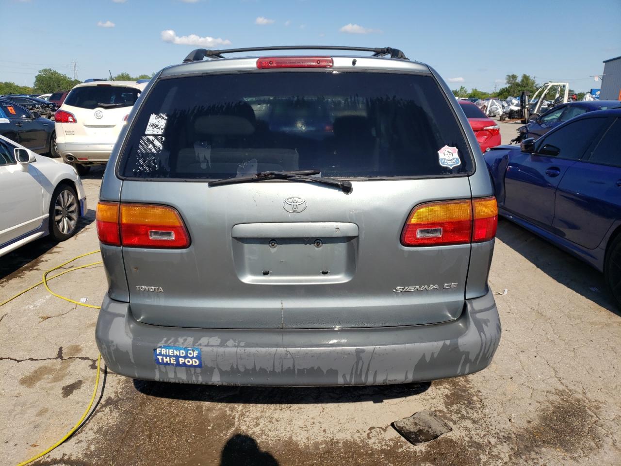 2000 Toyota Sienna Ce VIN: 4T3ZF19C3YU191512 Lot: 63509824