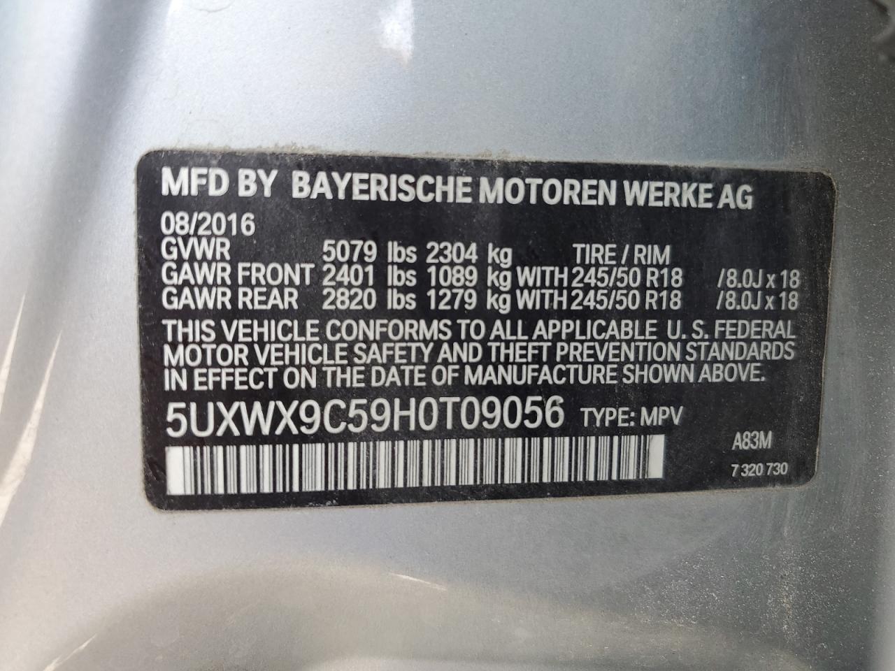 5UXWX9C59H0T09056 2017 BMW X3 - Image 13