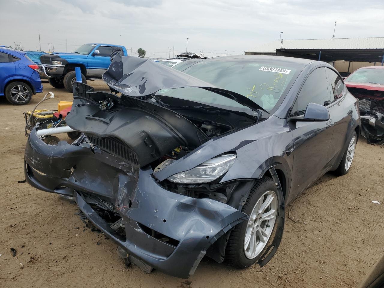 5YJYGDEE7MF202397 2021 TESLA MODEL Y - Image 1