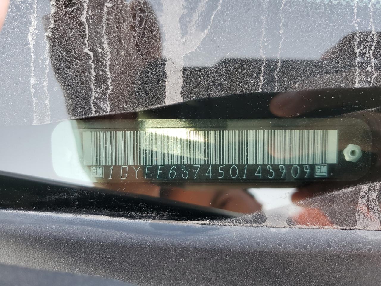 2005 Cadillac Srx VIN: 1GYEE637450143909 Lot: 63000984