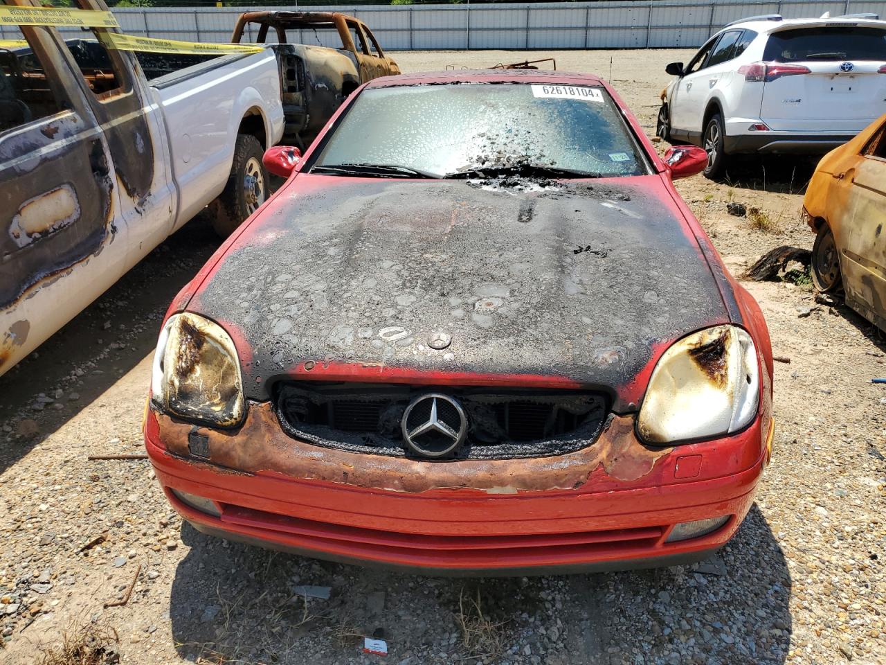 1999 Mercedes-Benz Slk 230 Kompressor VIN: WDBKK47F6XF096274 Lot: 62618104