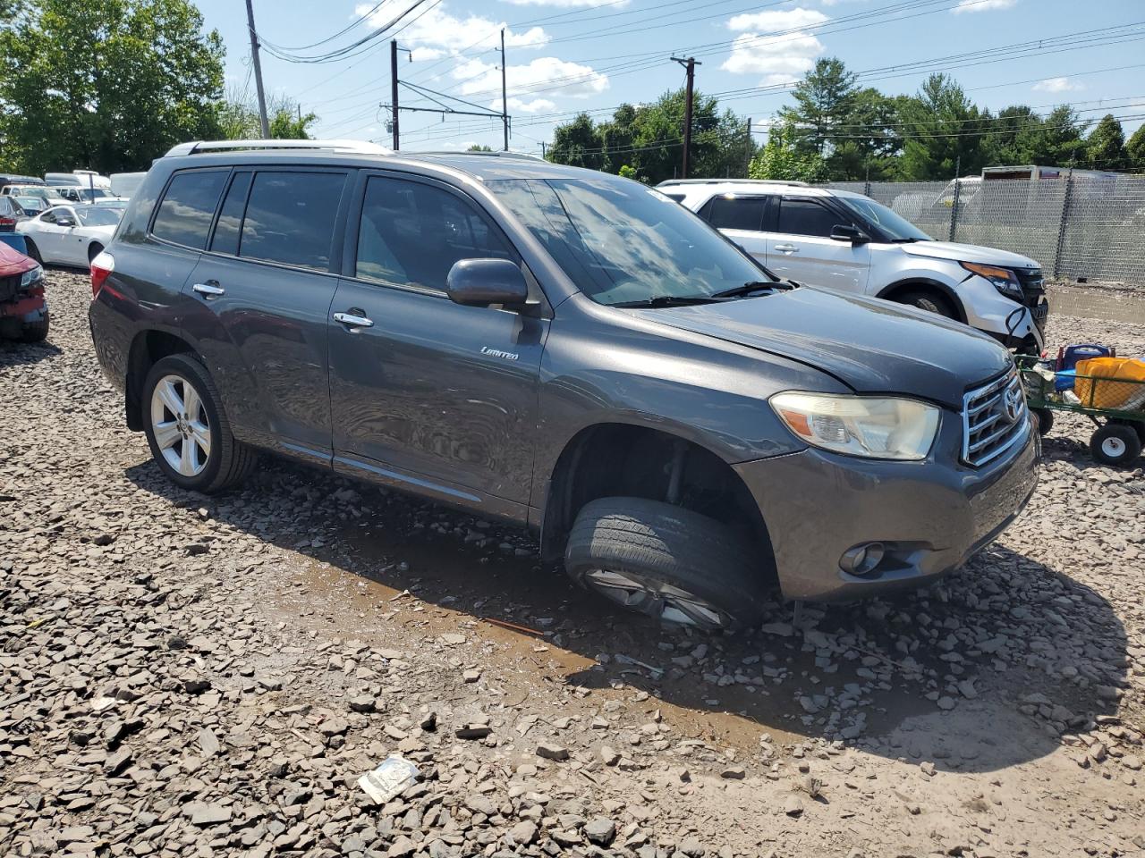 2008 Toyota Highlander Limited VIN: JTEES42A382063859 Lot: 61412864