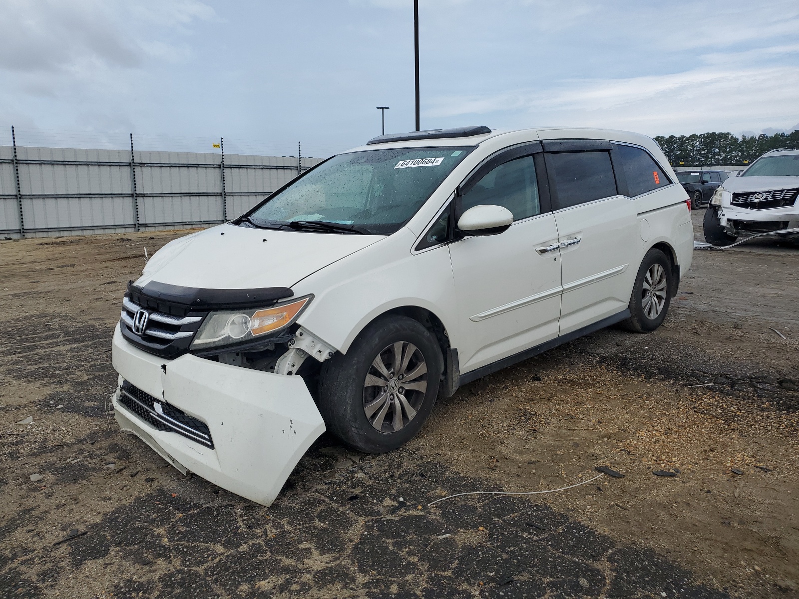 5FNRL5H67FB088673 2015 Honda Odyssey Exl