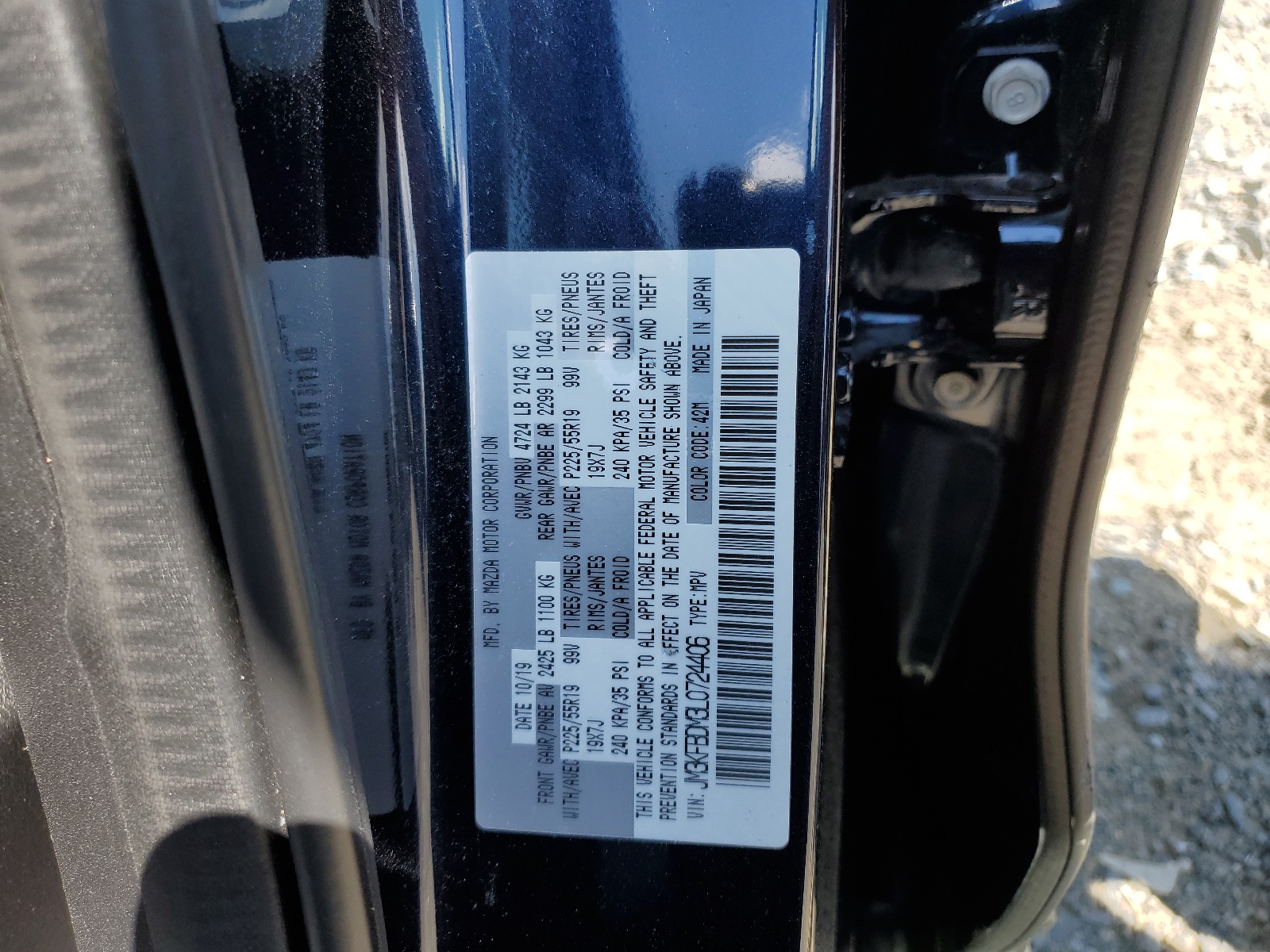 JM3KFBDM3L0724406 2020 Mazda Cx-5 Grand Touring