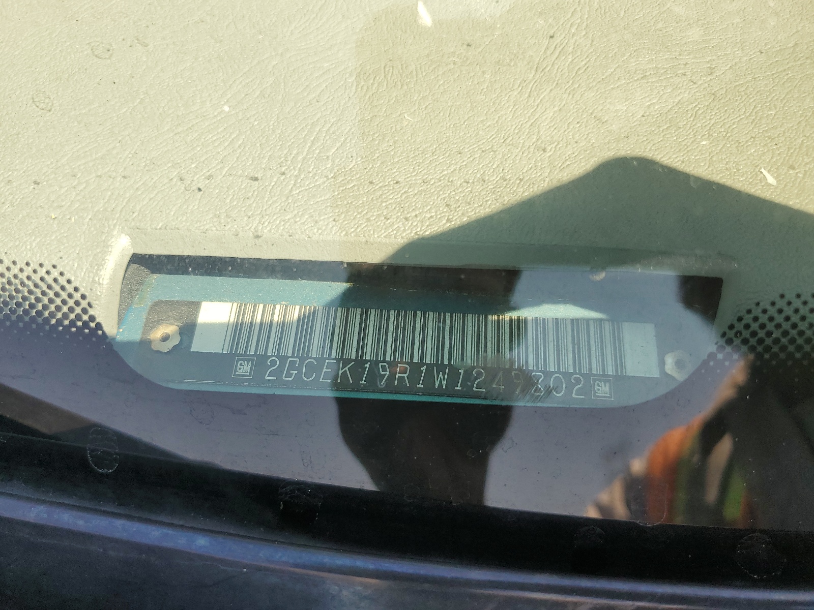 2GCEK19R1W1249802 1998 Chevrolet Gmt-400 K1500