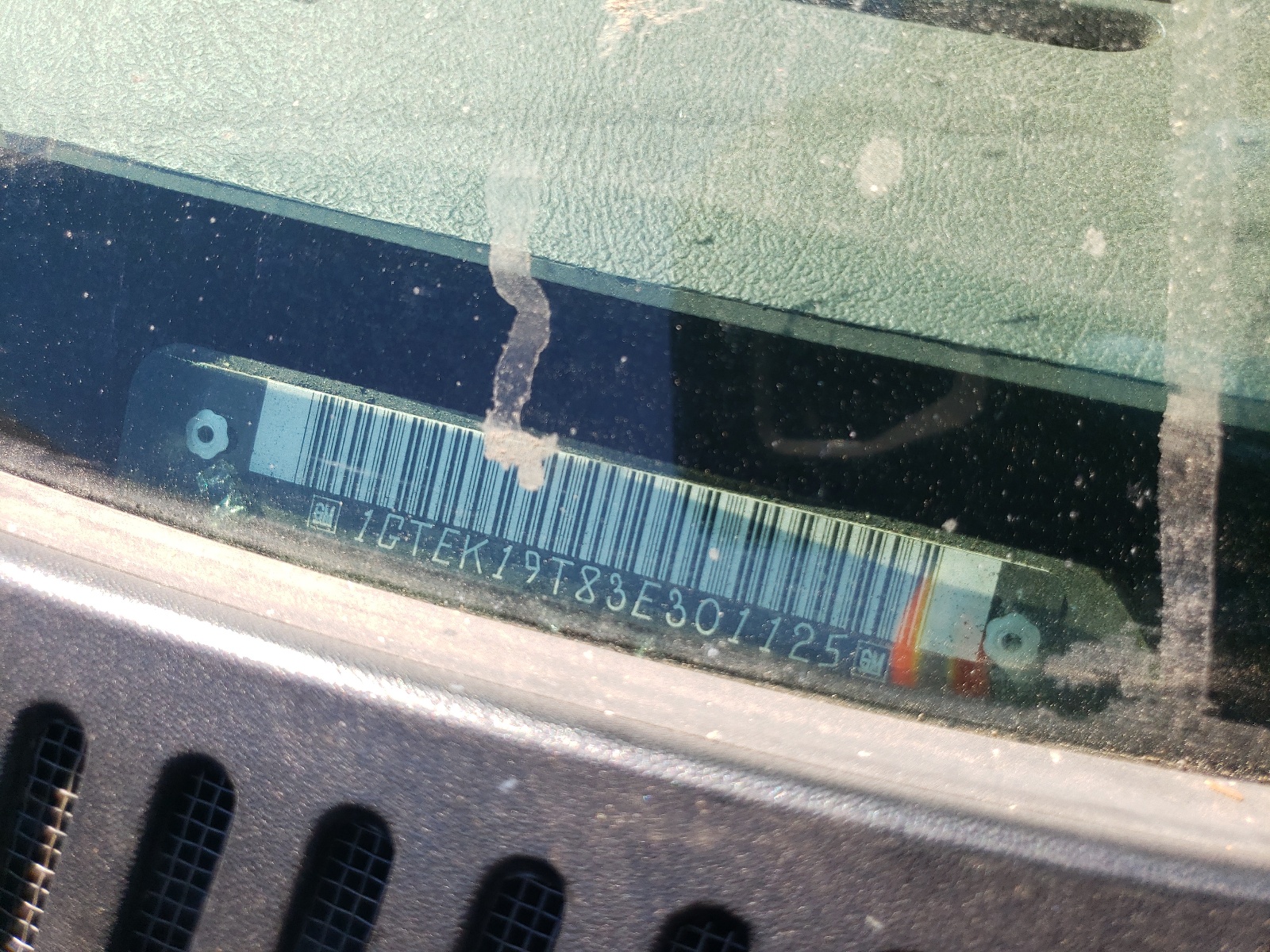 1GTEK19T83E301125 2003 GMC New Sierra K1500