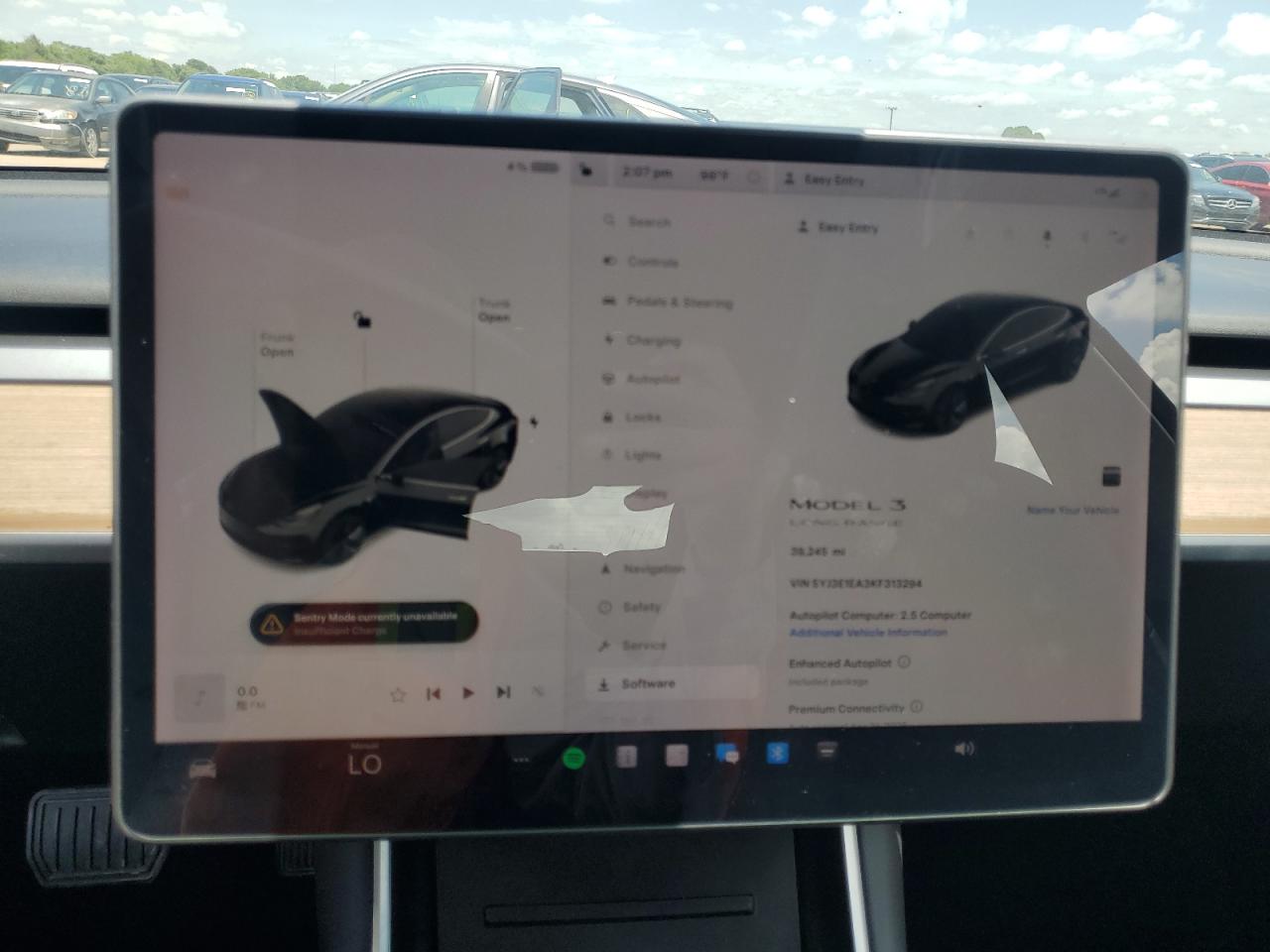 5YJ3E1EA3KF313294 2019 Tesla Model 3