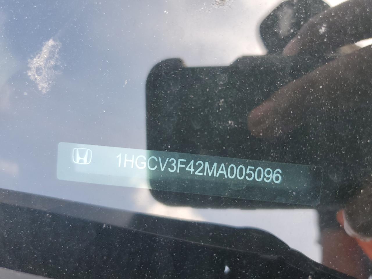 2021 Honda Accord Hybrid Ex VIN: 1HGCV3F42MA005096 Lot: 64238474