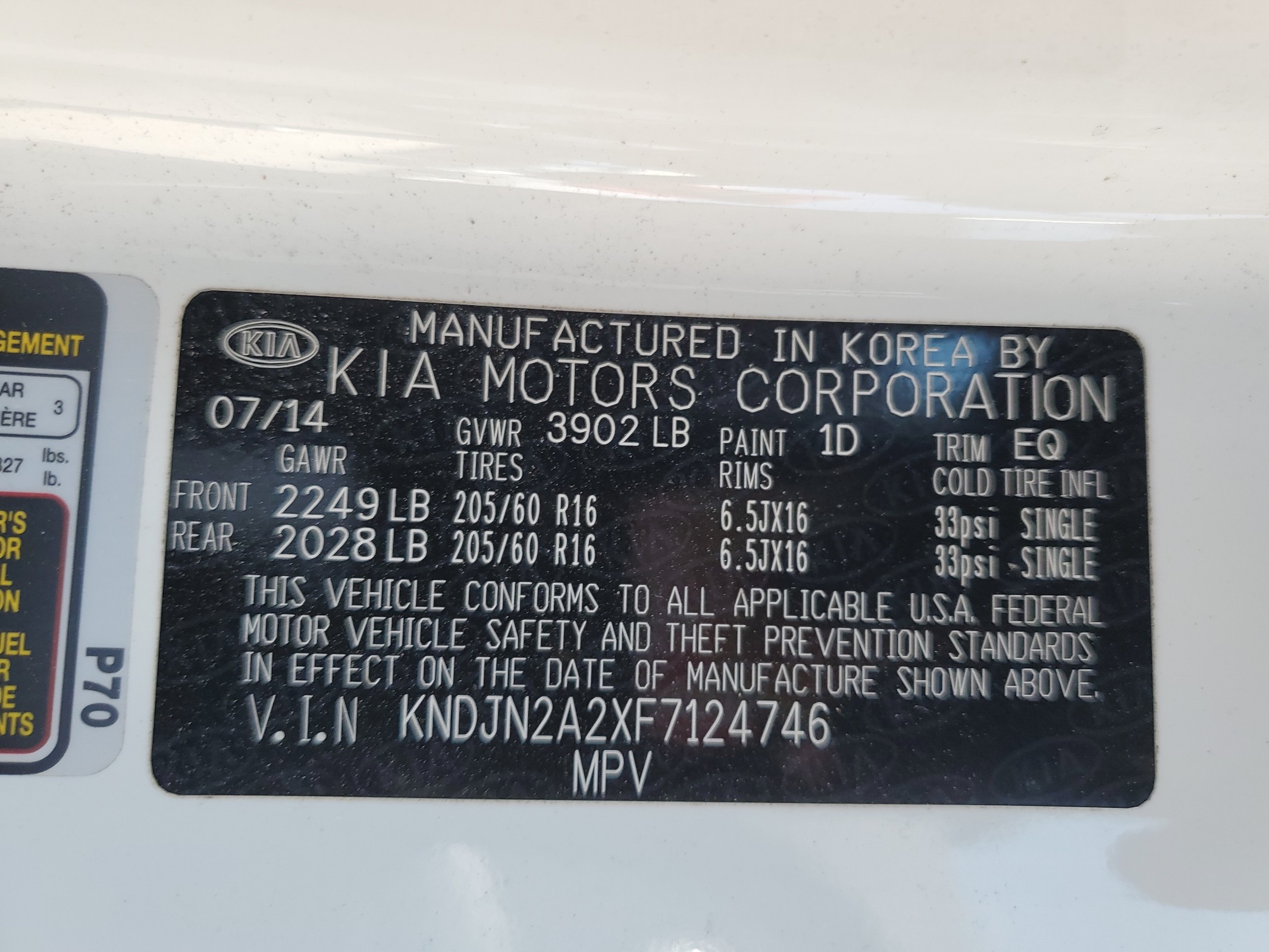 KNDJN2A2XF7124746 2015 Kia Soul