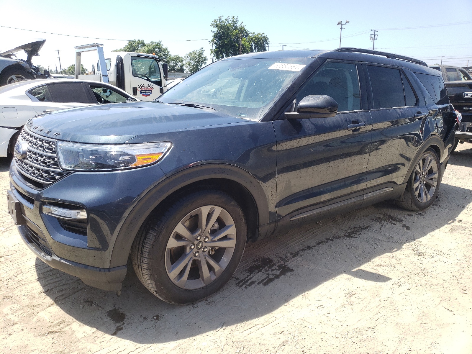 2022 Ford Explorer Xlt vin: 1FMSK7DH1NGB62077