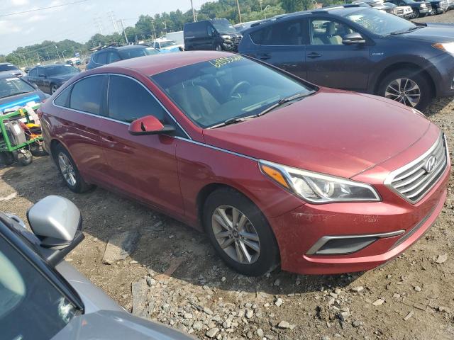  HYUNDAI SONATA 2016 Czerwony