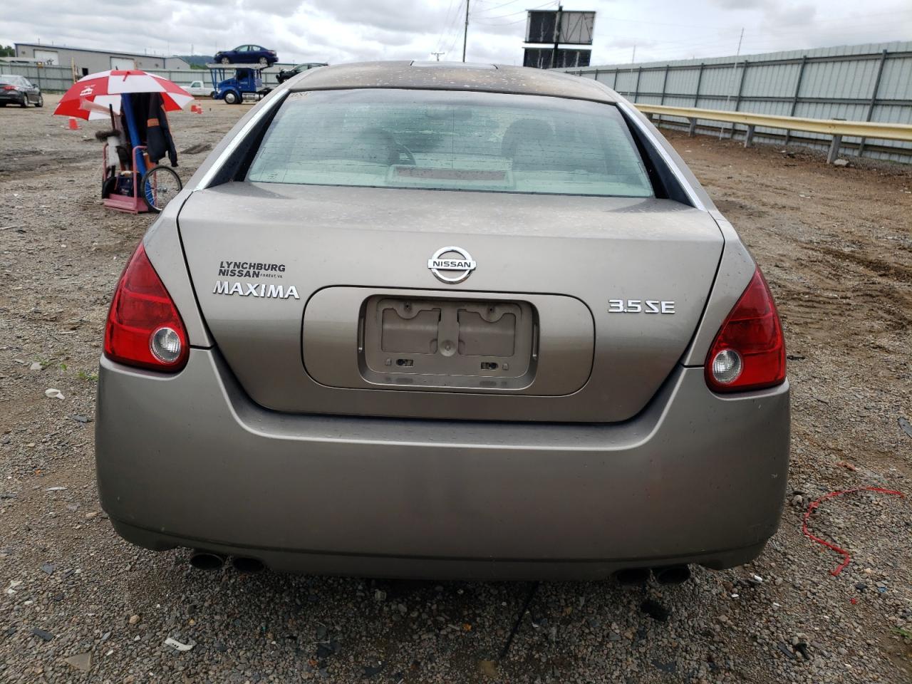 2006 Nissan Maxima Se VIN: 1N4BA41E46C829142 Lot: 64826094