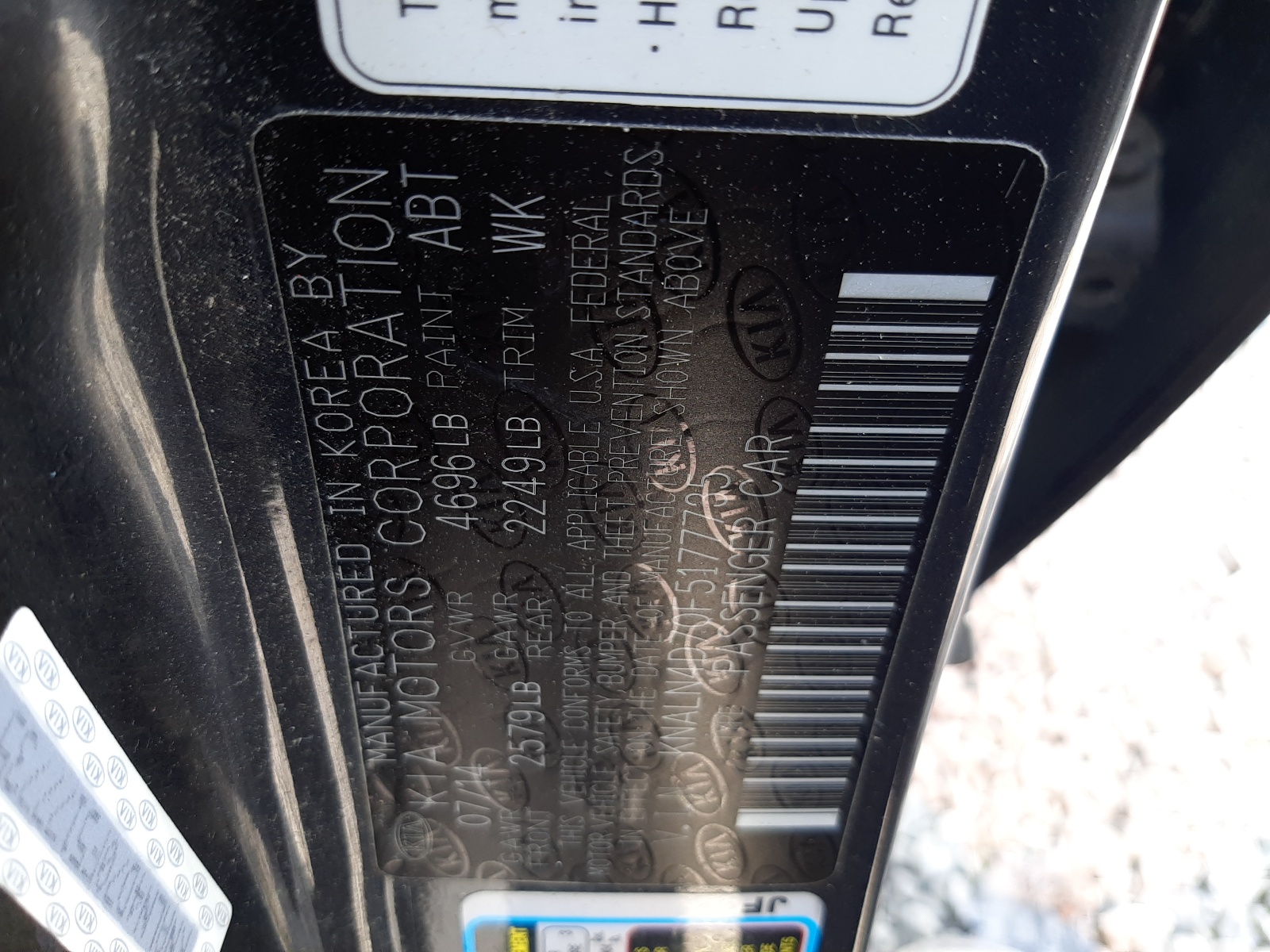 KNALN4D70F5177735 2015 Kia Cadenza Premium