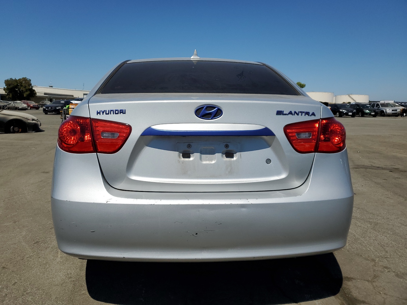 KMHDU4AD0AU073194 2010 Hyundai Elantra Blue