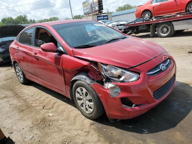 Sedans HYUNDAI ACCENT 2017 Czerwony