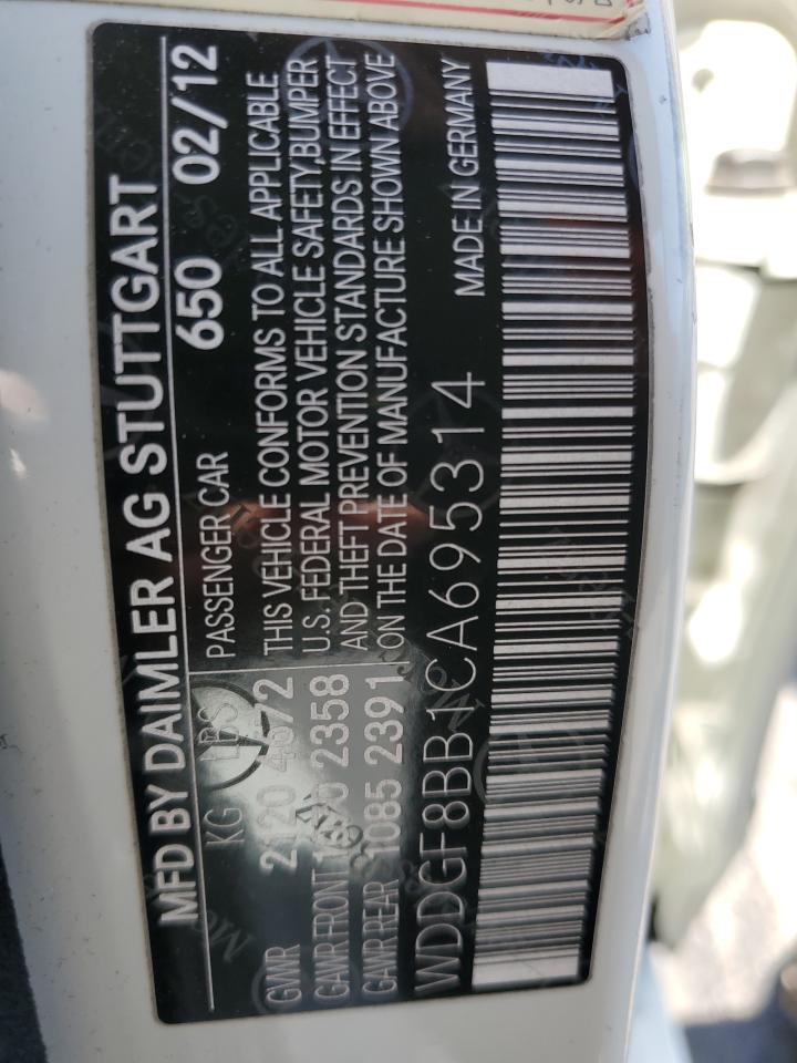 2012 Mercedes-Benz C 300 4Matic VIN: WDDGF8BB1CA695314 Lot: 62575064