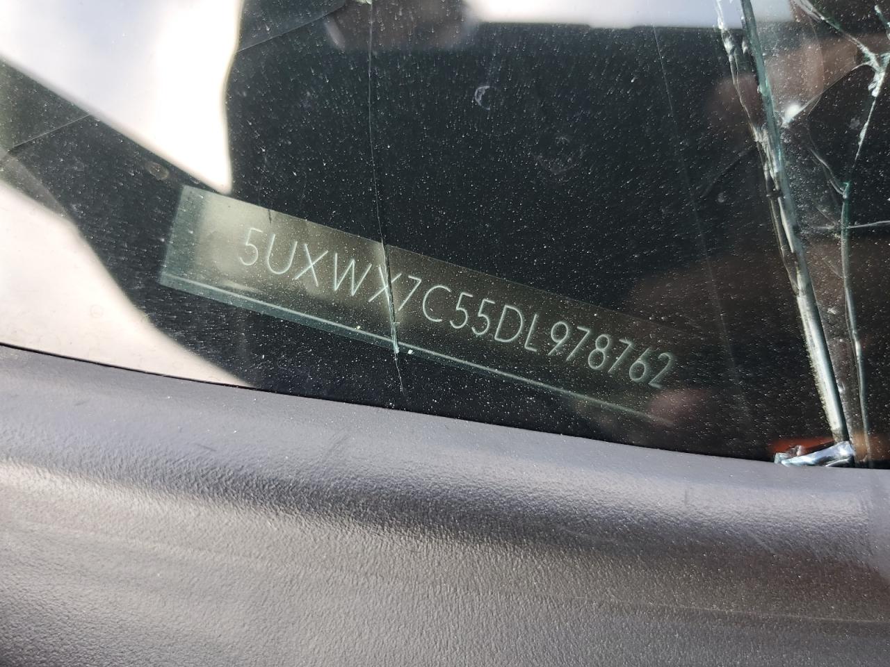 2013 BMW X3 xDrive35I VIN: 5UXWX7C55DL978762 Lot: 61997254