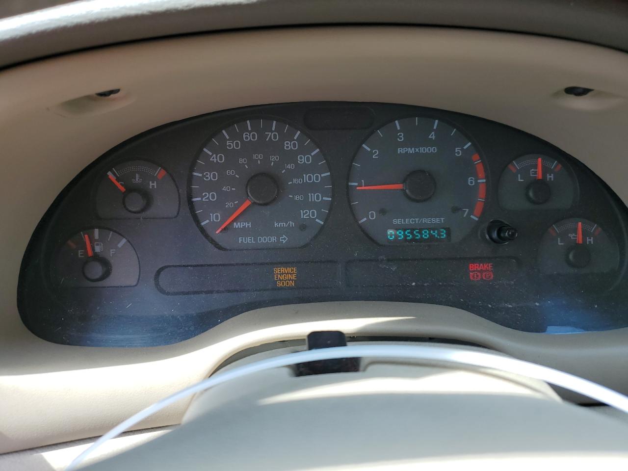 2000 Ford Mustang VIN: 1FAFP4447YF238064 Lot: 61443874