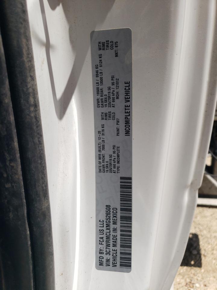 2021 Ram 5500 VIN: 3C7WRMCLXMG526508 Lot: 60636274