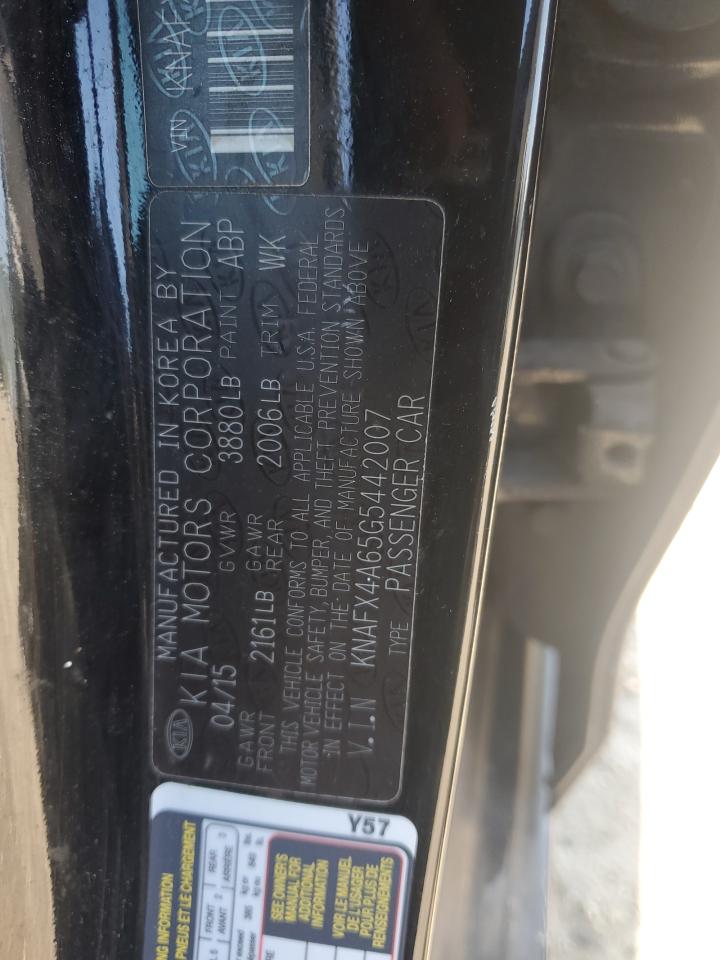 2016 Kia Forte Lx VIN: KNAFX4A65G5442007 Lot: 61429034