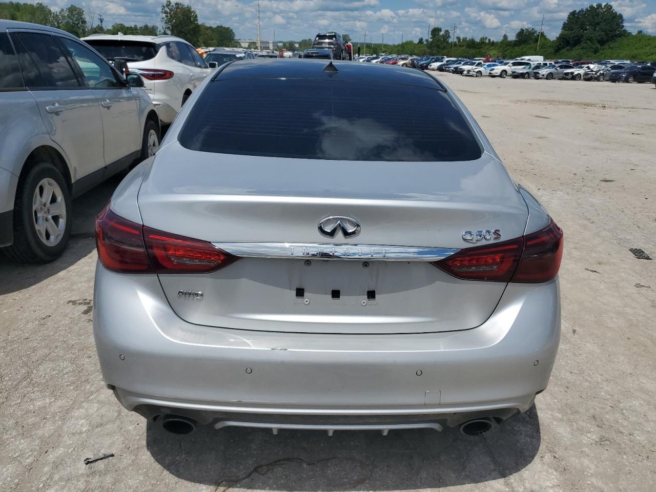 2019 Infiniti Q50 Red Sport 400 VIN: JN1FV7AR5KM800244 Lot: 63995974