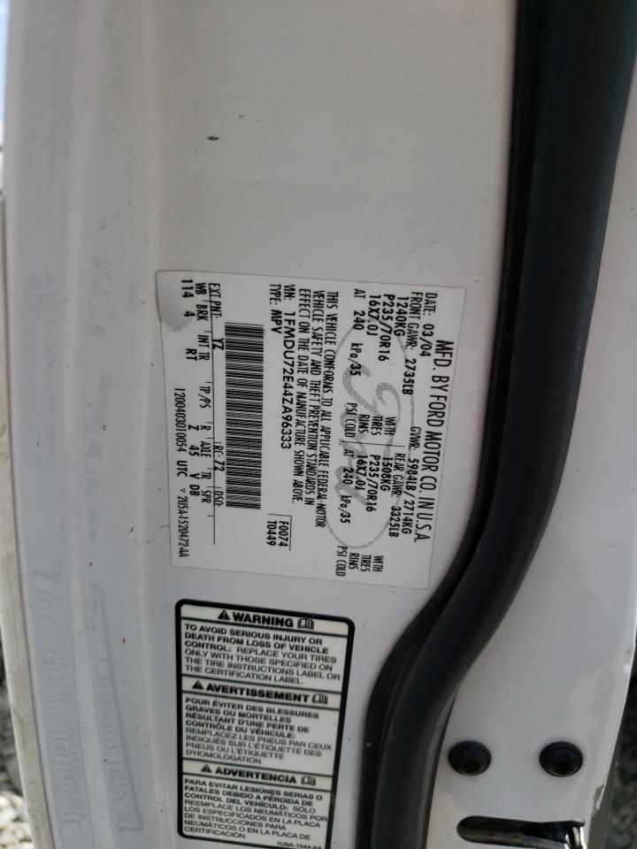 2004 Ford Explorer Xls VIN: 1FMDU72E44ZA96333 Lot: 64456094