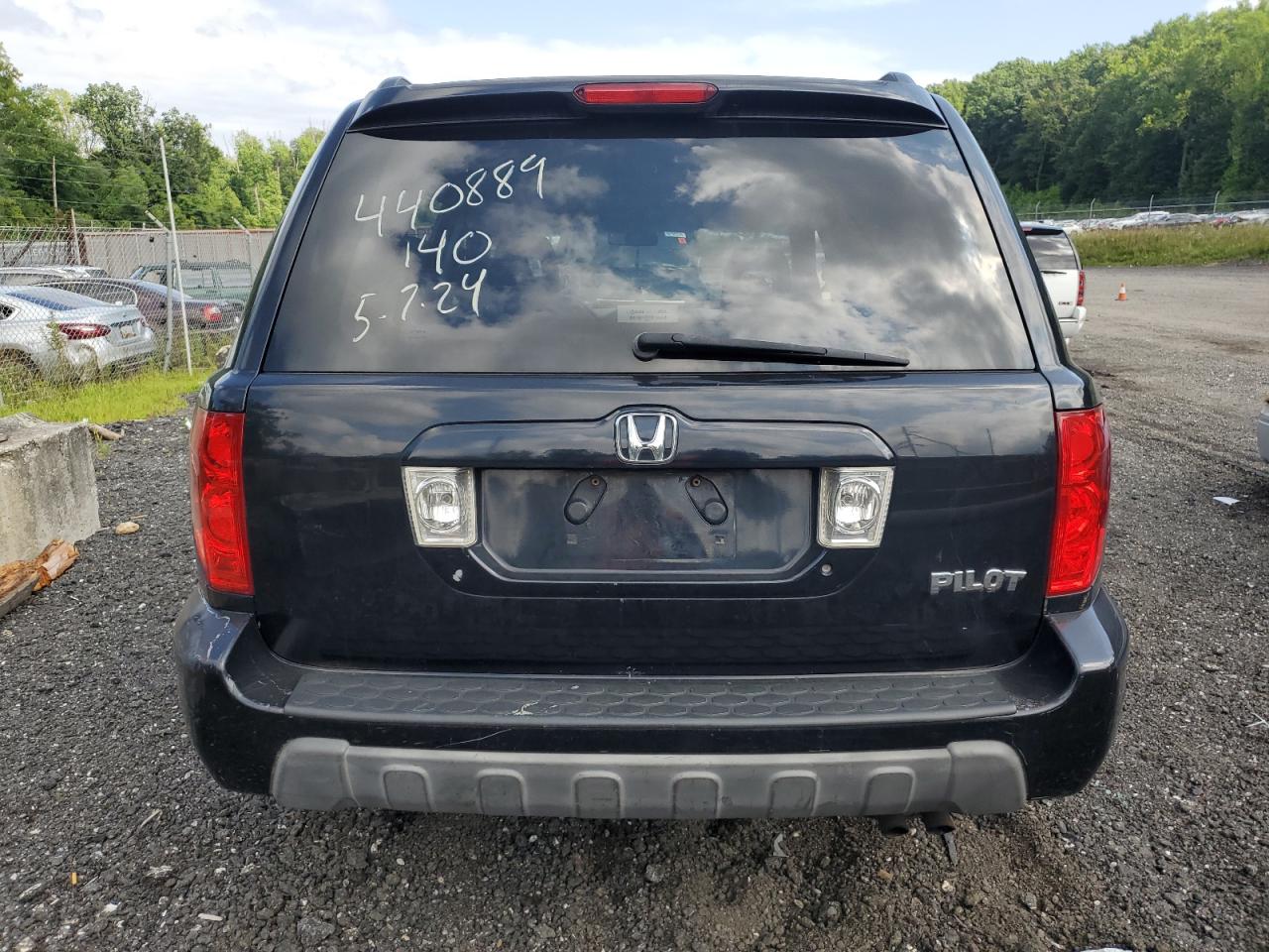 2003 Honda Pilot Exl VIN: 2HKYF18653H609561 Lot: 64763684