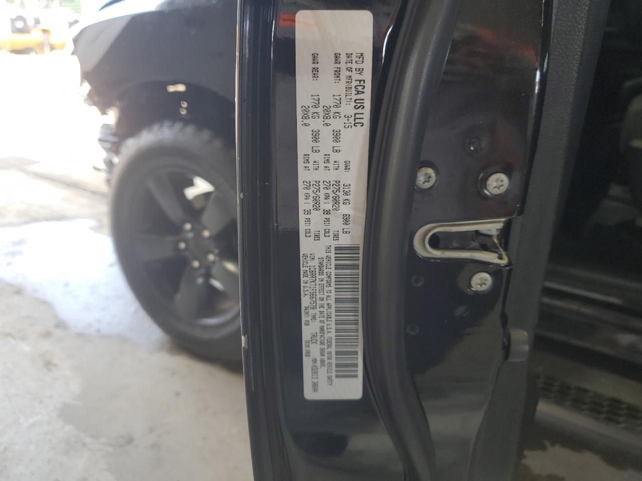 2015 Ram 1500 St VIN: 1C6RR7KT1FS667578 Lot: 65294294