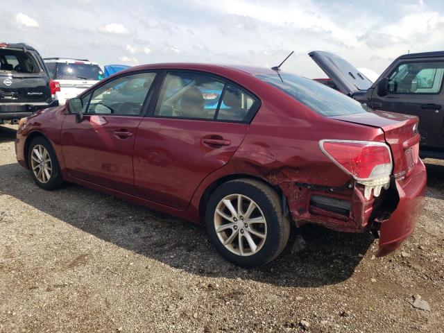  SUBARU IMPREZA 2013 Бургунді