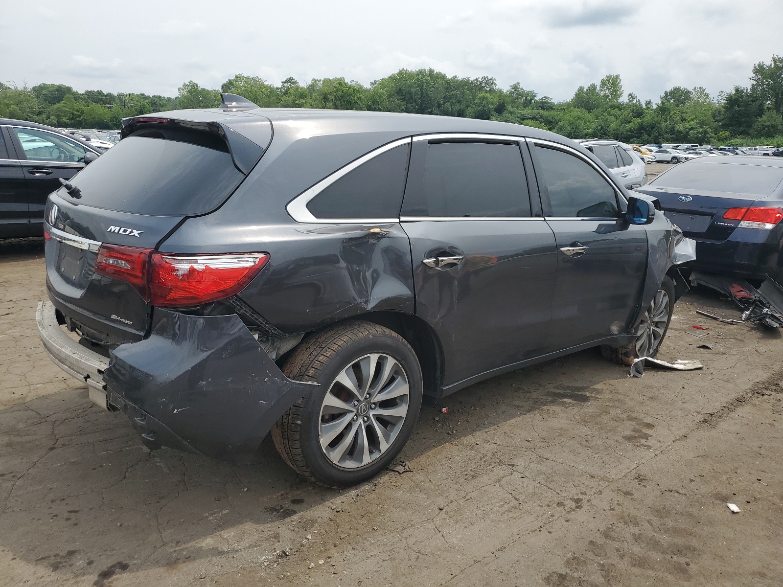 2016 Acura Mdx Technology vin: 5FRYD4H64GB027154