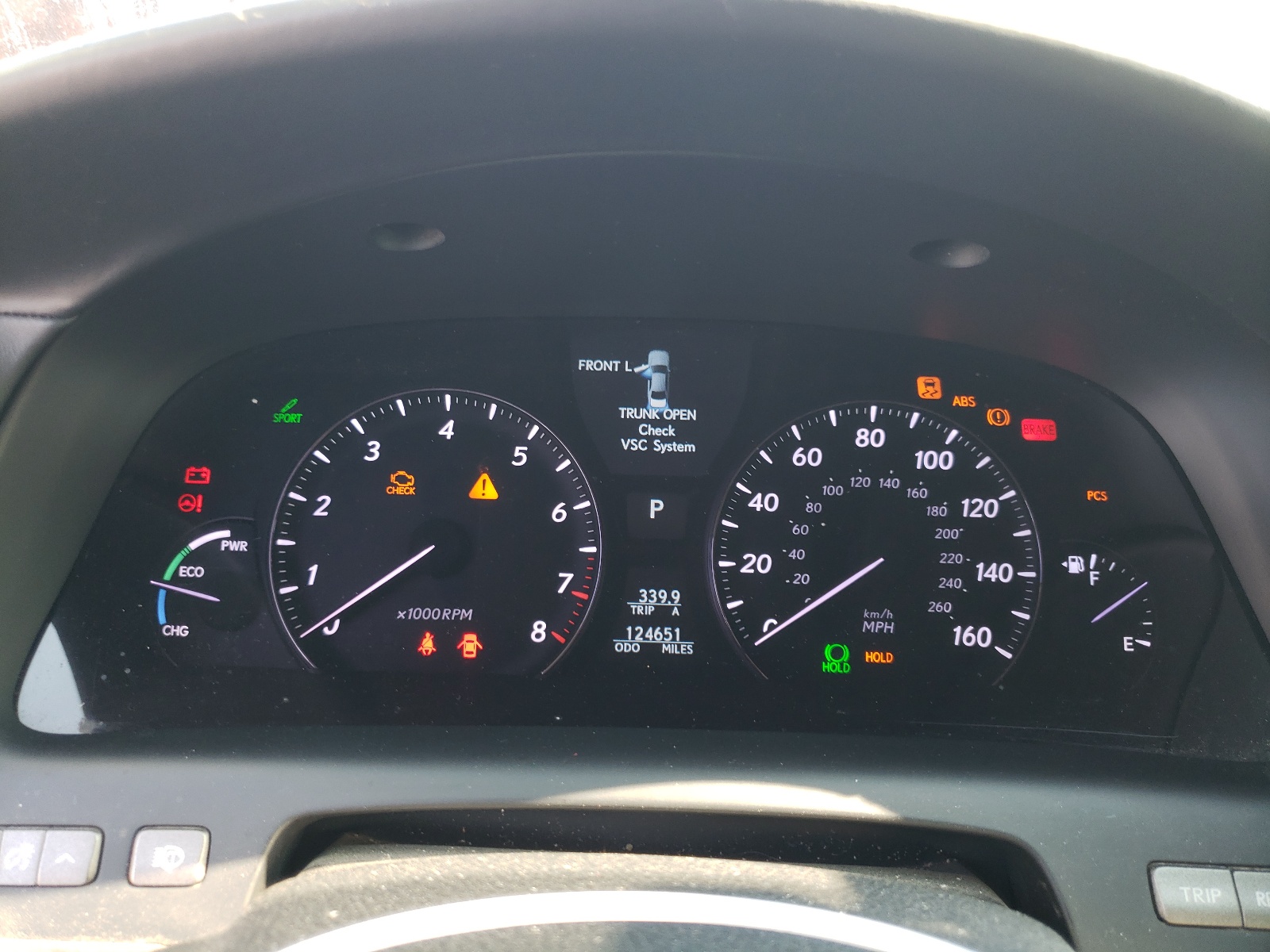 JTHDU46FX85006426 2008 Lexus Ls 600Hl