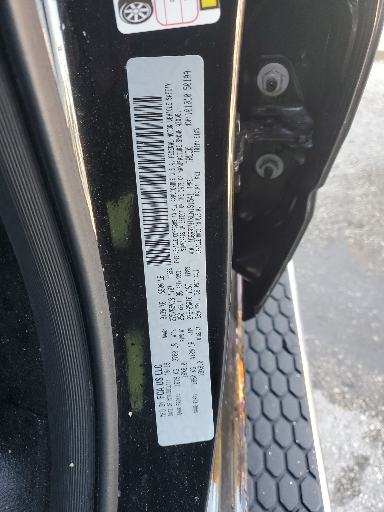 1C6RREBTXLN191541 2020 Ram 1500 Big Horn/Lone Star