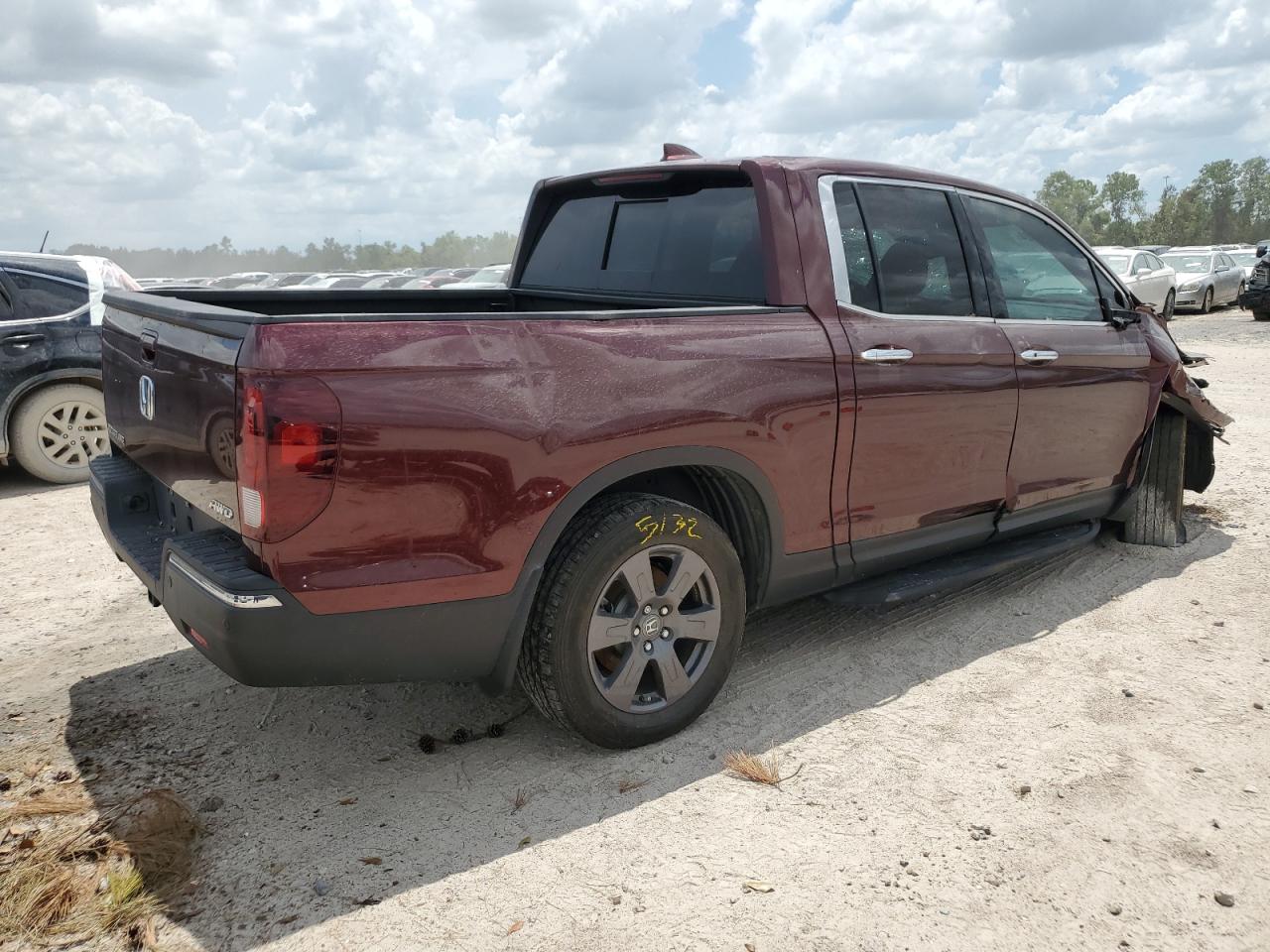 2020 Honda Ridgeline Rtl VIN: 5FPYK3F76LB023301 Lot: 63450324