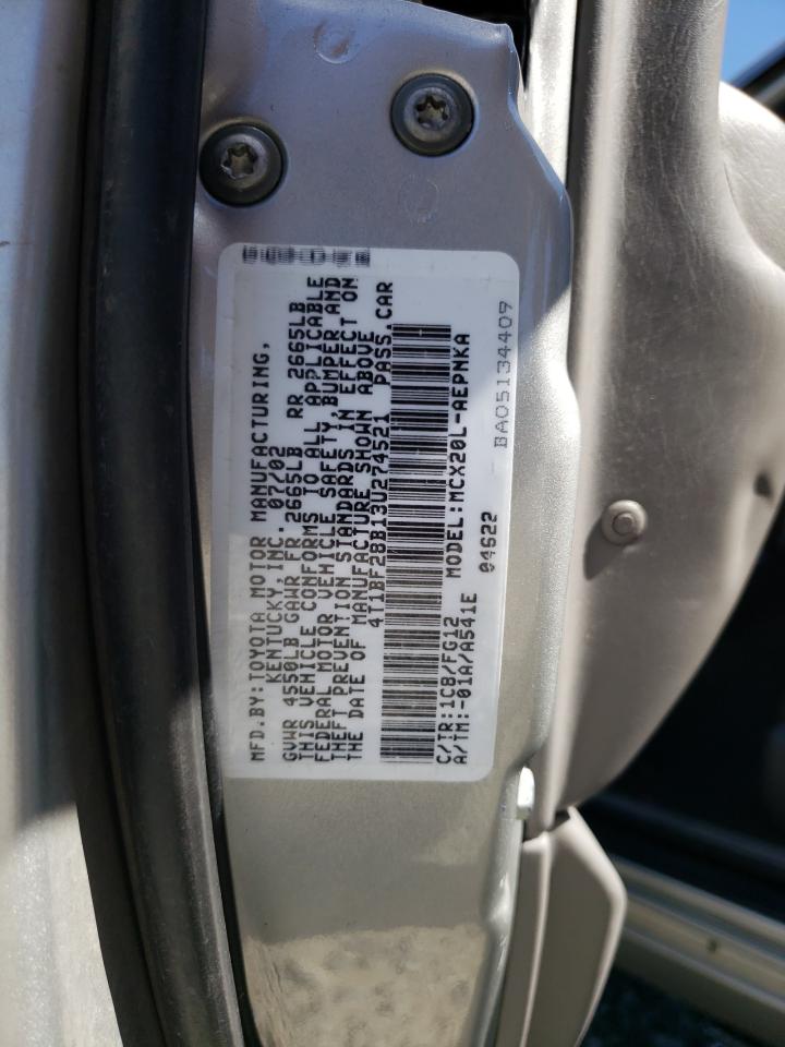 4T1BF28B13U274521 2003 Toyota Avalon Xl