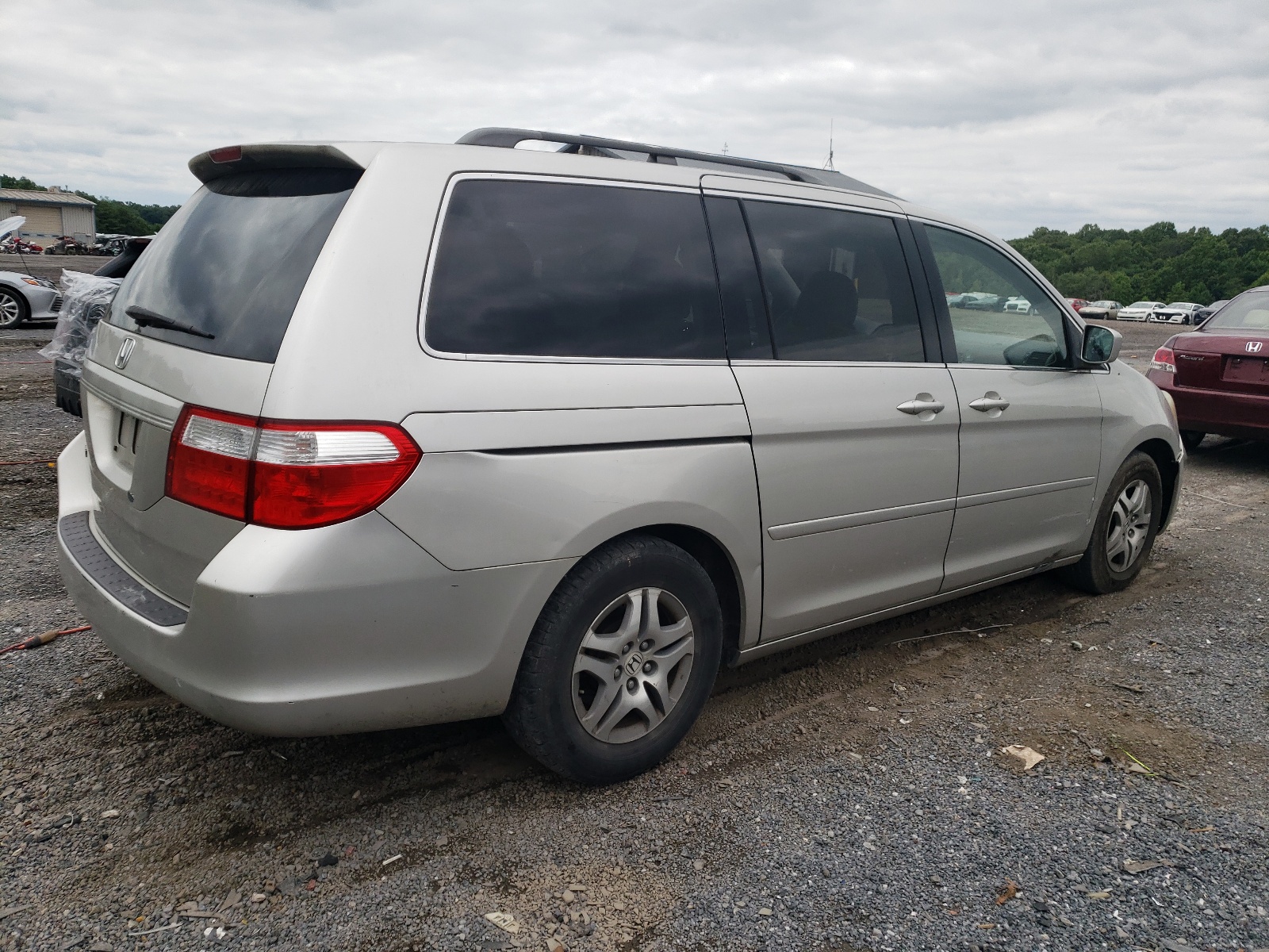 5FNRL38677B409536 2007 Honda Odyssey Exl