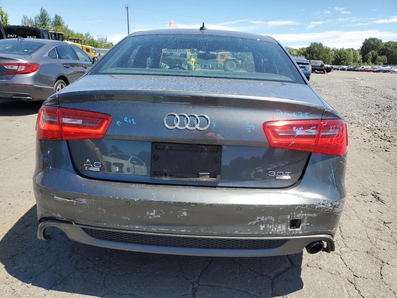 2012 Audi A6 Prestige VIN: WAUHGAFC3CN052491 Lot: 64247594