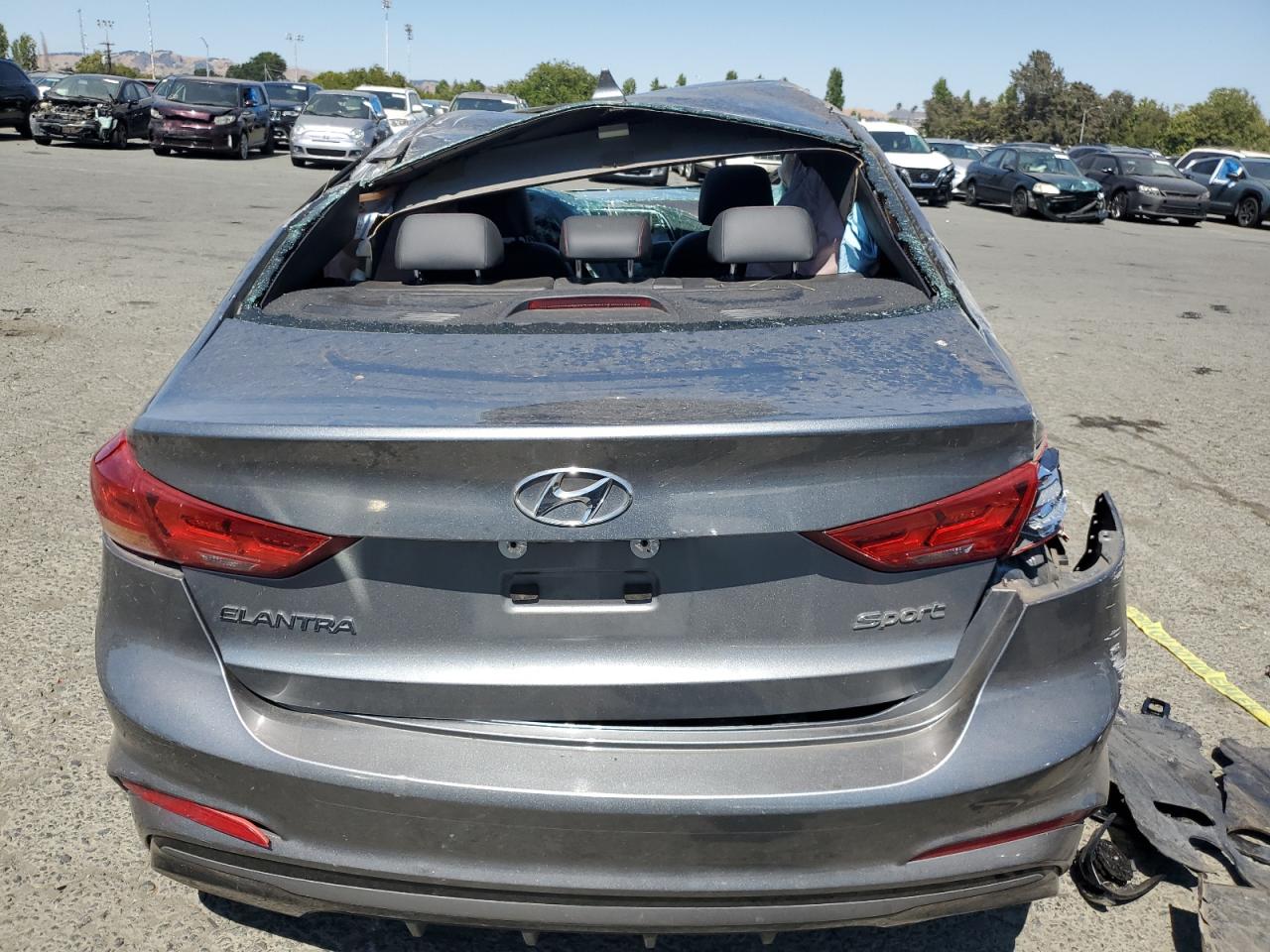 2018 Hyundai Elantra Sport VIN: KMHD04LB6JU511787 Lot: 62620314