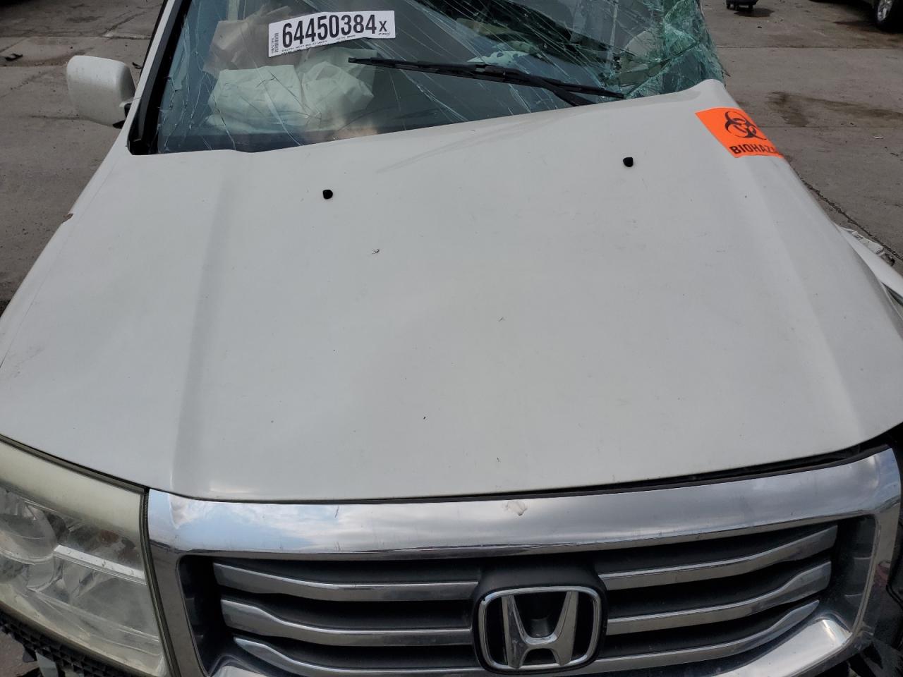 2014 Honda Pilot Touring VIN: 5FNYF4H9XEB502650 Lot: 64450384