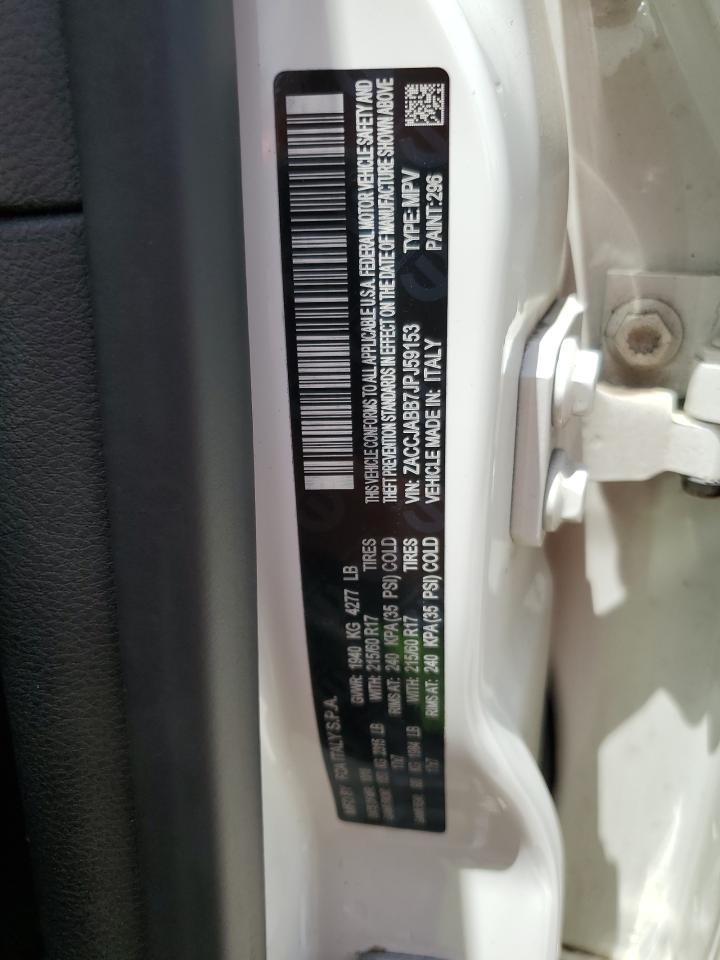 2018 Jeep Renegade Latitude VIN: ZACCJABB7JPJ59153 Lot: 63486194