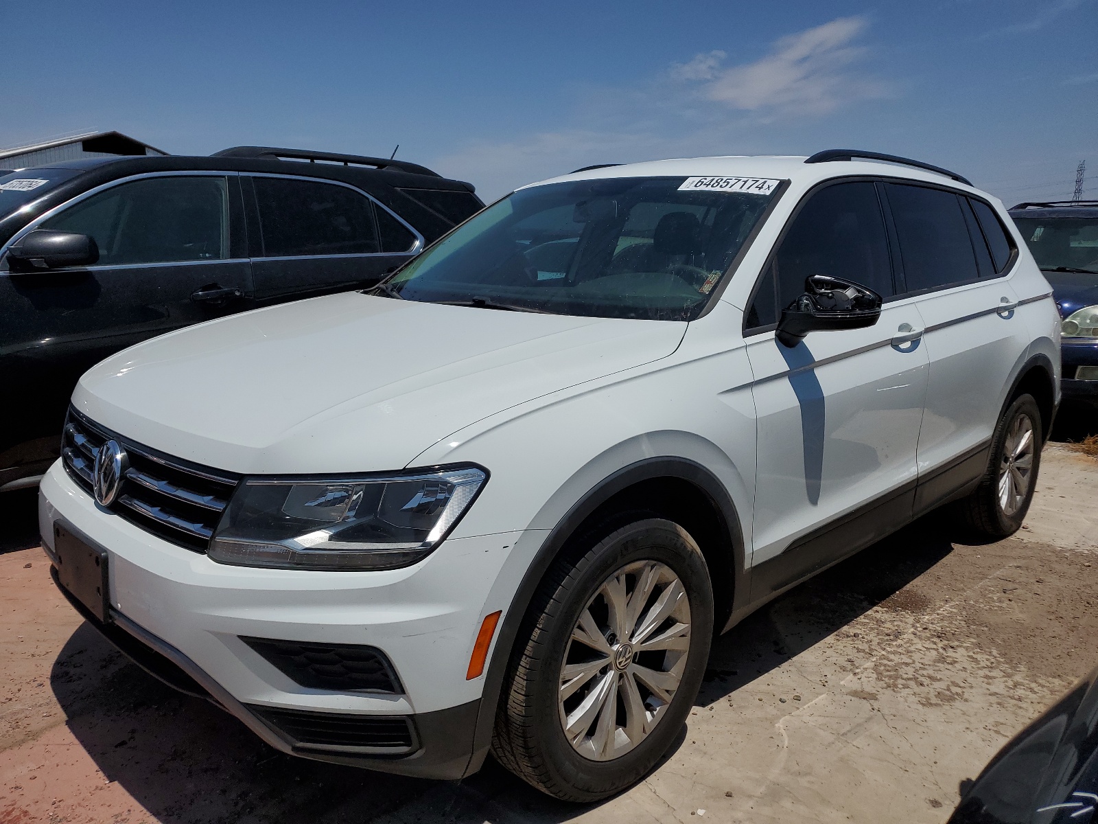 2018 Volkswagen Tiguan S vin: 3VV0B7AX9JM076489