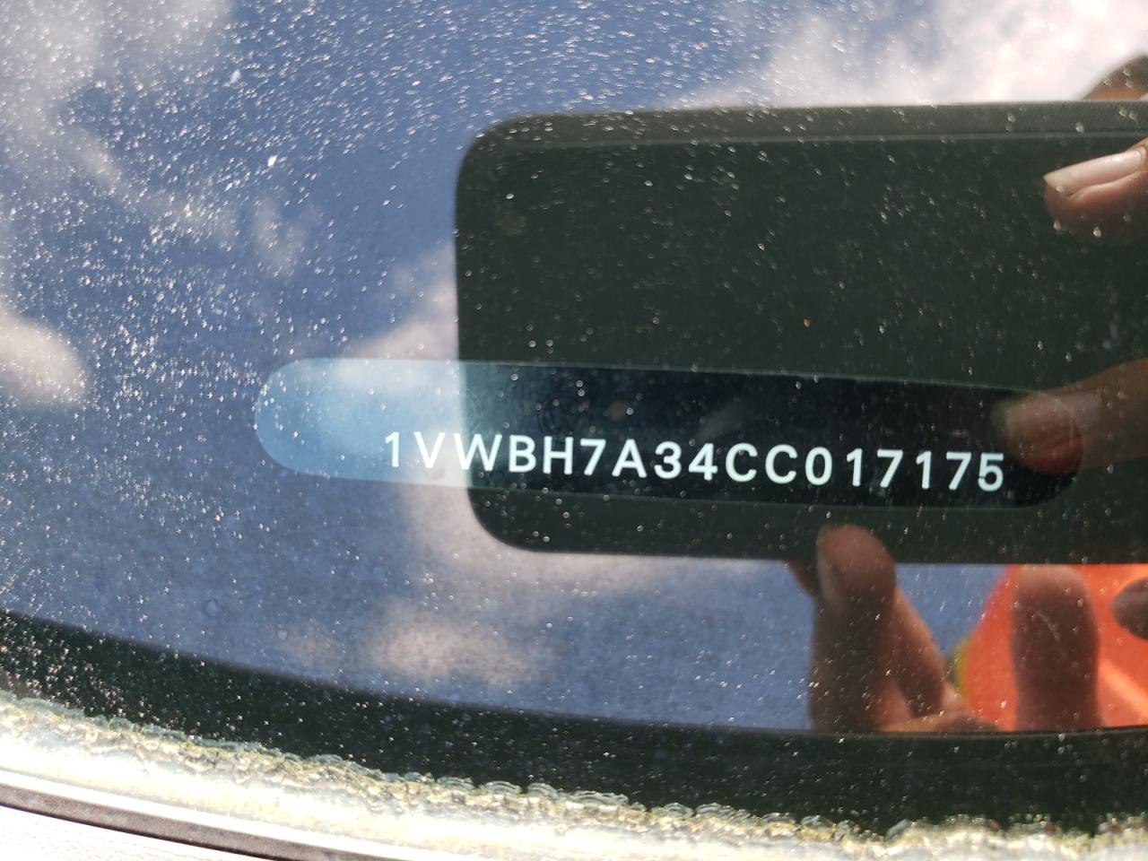 2012 Volkswagen Passat Se VIN: 1VWBH7A34CC017175 Lot: 65270514