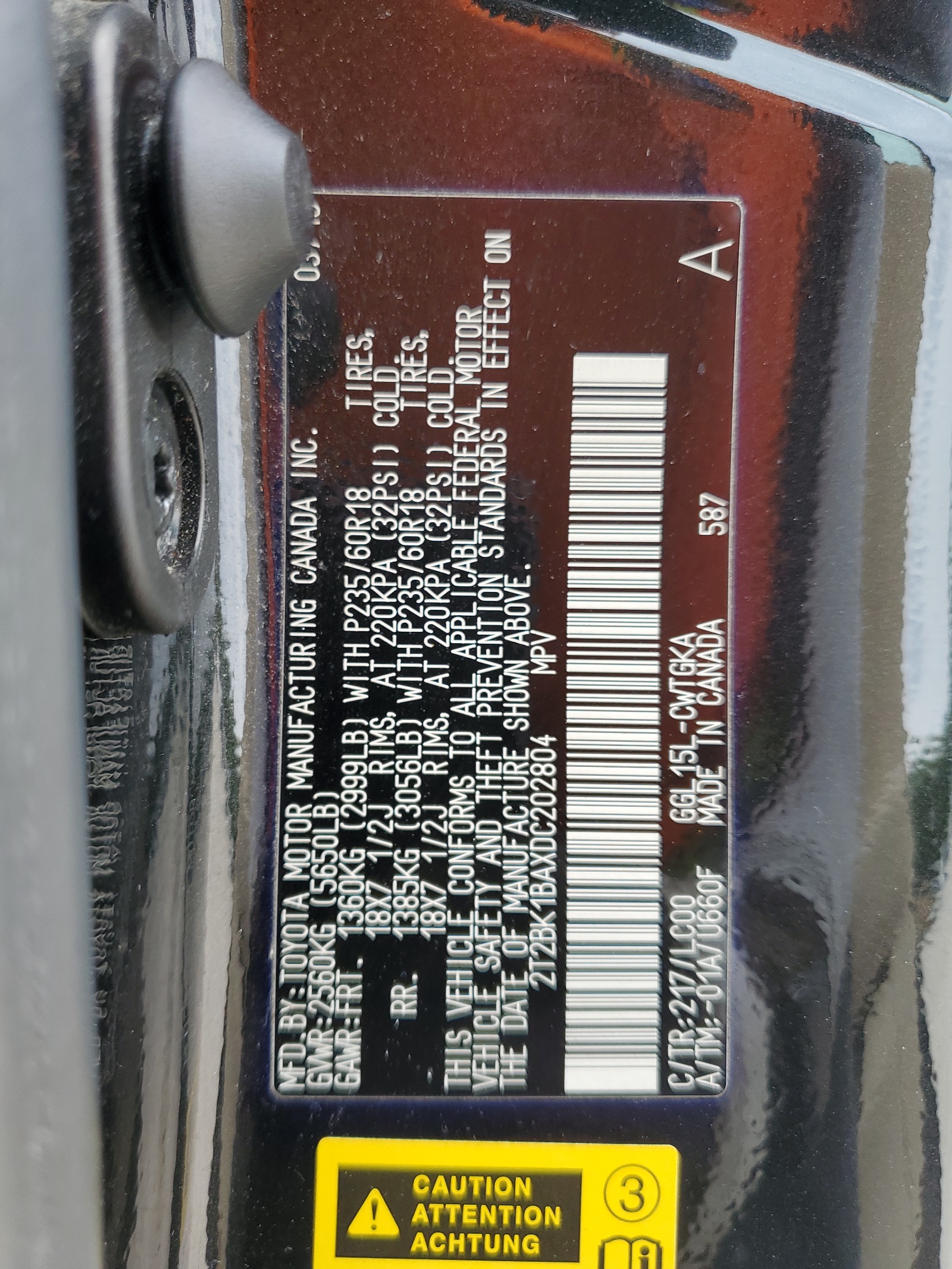 2T2BK1BAXDC202804 2013 Lexus Rx 350 Base