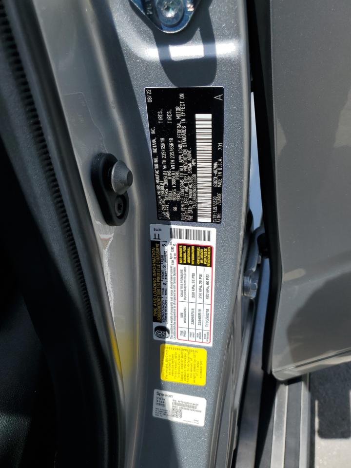 2022 Toyota Highlander Xle VIN: 5TDGZRAH2NS555338 Lot: 63631644