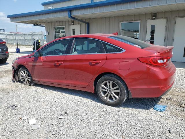  HYUNDAI SONATA 2017 Czerwony