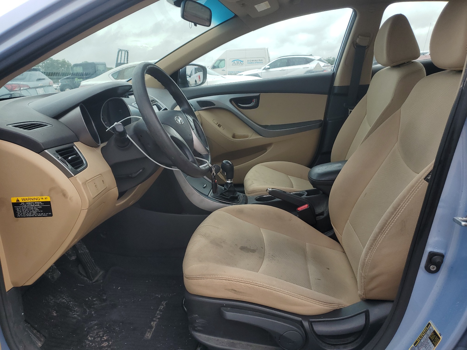 KMHDH4AE6DU764392 2013 Hyundai Elantra Gls