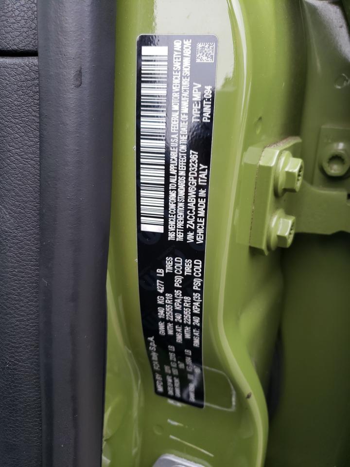 2016 Jeep Renegade Latitude VIN: ZACCJABW6GPD32367 Lot: 63703784