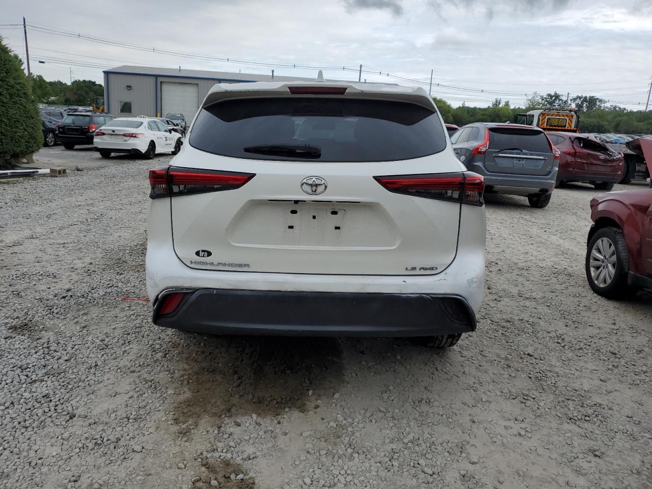 2021 Toyota Highlander L VIN: 5TDBZRBH5MS532904 Lot: 62394454